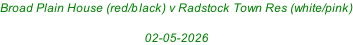 Broad Plain House (red/black) v Radstock Town Res (white/pink)  02-05-2026